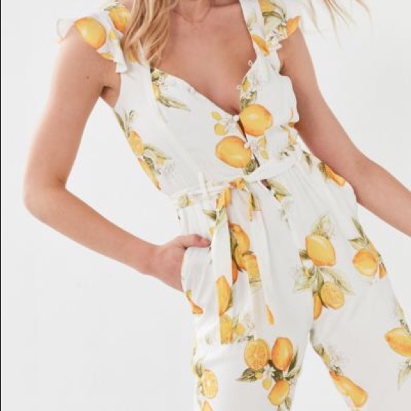 For Love And Lemons Pants - 🍋For Love & Lemons “Limonada” Jumpsuit (RARE)